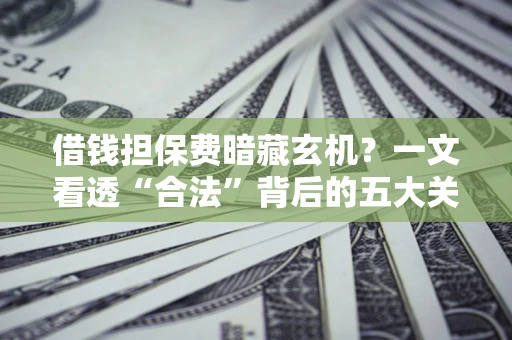 北京借钱担保费暗藏玄机？一文看透“合法”背后的五大关键陷阱