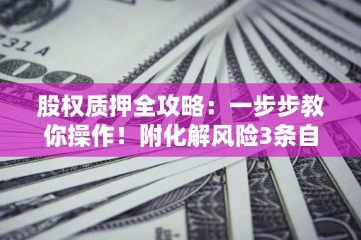 北京股权质押全攻略：一步步教你操作！附化解风险3条自救法则