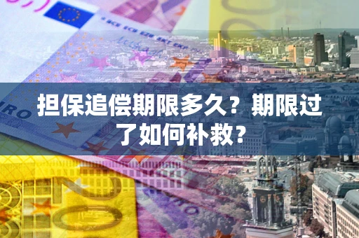 北京担保追偿期限多久？期限过了如何补救？