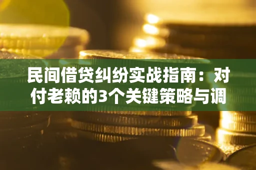 北京民间借贷纠纷实战指南：对付老赖的3个关键策略与调解盲区解析