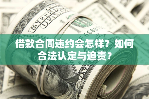 北京借款合同违约会怎样？如何合法认定与追责？